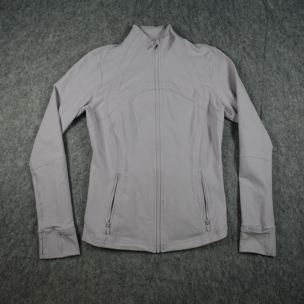 Lululemon‎ Jacket Women 12 Lavender Purple Define Full Zip Luon